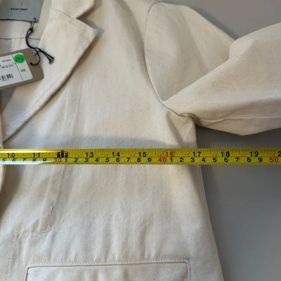 NWT Rachel Comey Quinz Cotton Blazer in NaturalSize 00